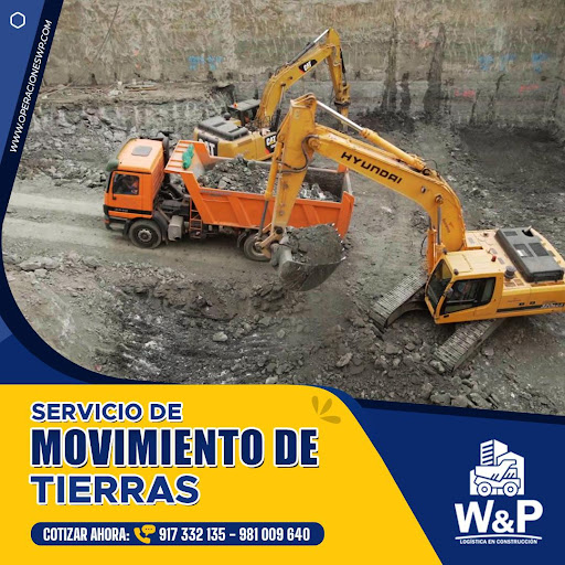 LOGISTICAS W & P SAC - Alquiler de maquinarias y venta de agregados