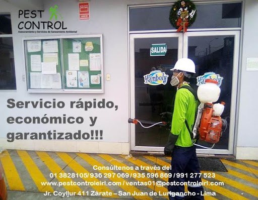 FUMIGACIONES PEST CONTROL EIRL CENTRO